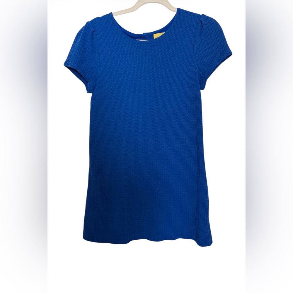 Maeve by anthropologie royal Blue textured shift dress size small - Picture 2 of 9
